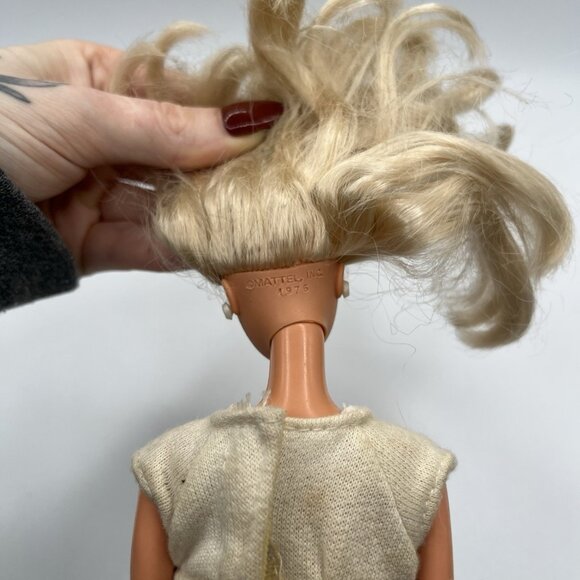 Vintage Barbie Doll 80s Outfit Mattel Indonesia 1966 Body Mold 1975 Head Retro - Picture 7 of 7